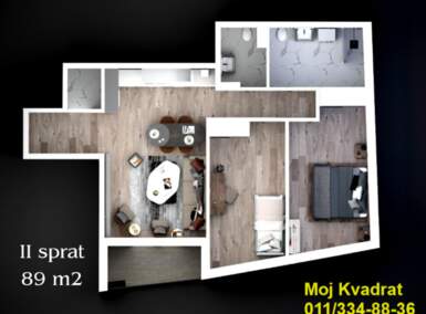 Trosoban stan, Pančevo, prodaja, 89m2, 133500e, id977067
